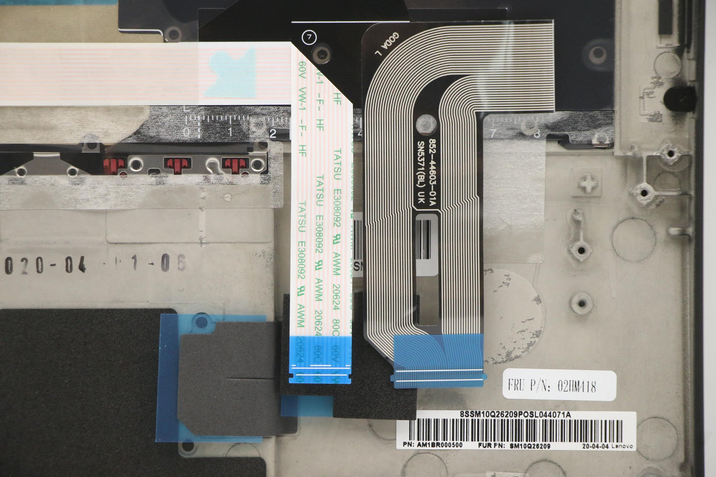 Lenovo Ft491 Log Up Assy W/Nblkbfprbl - 02HM418