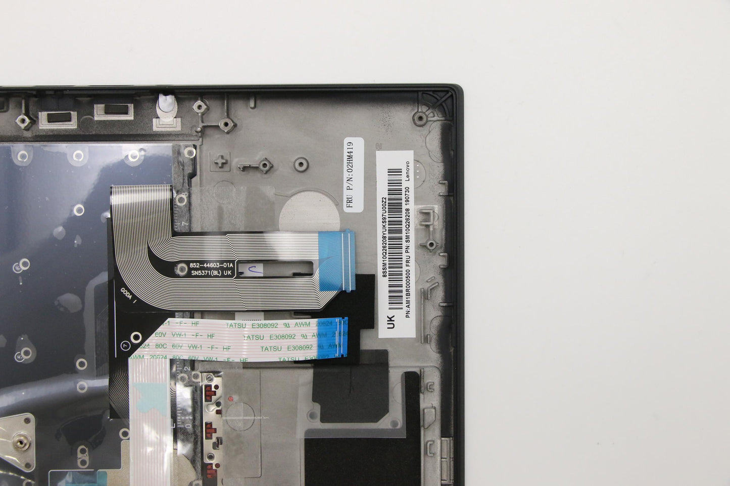 Lenovo Ft491 Log Up Assy W/Nblkbfprbl - 02HM419