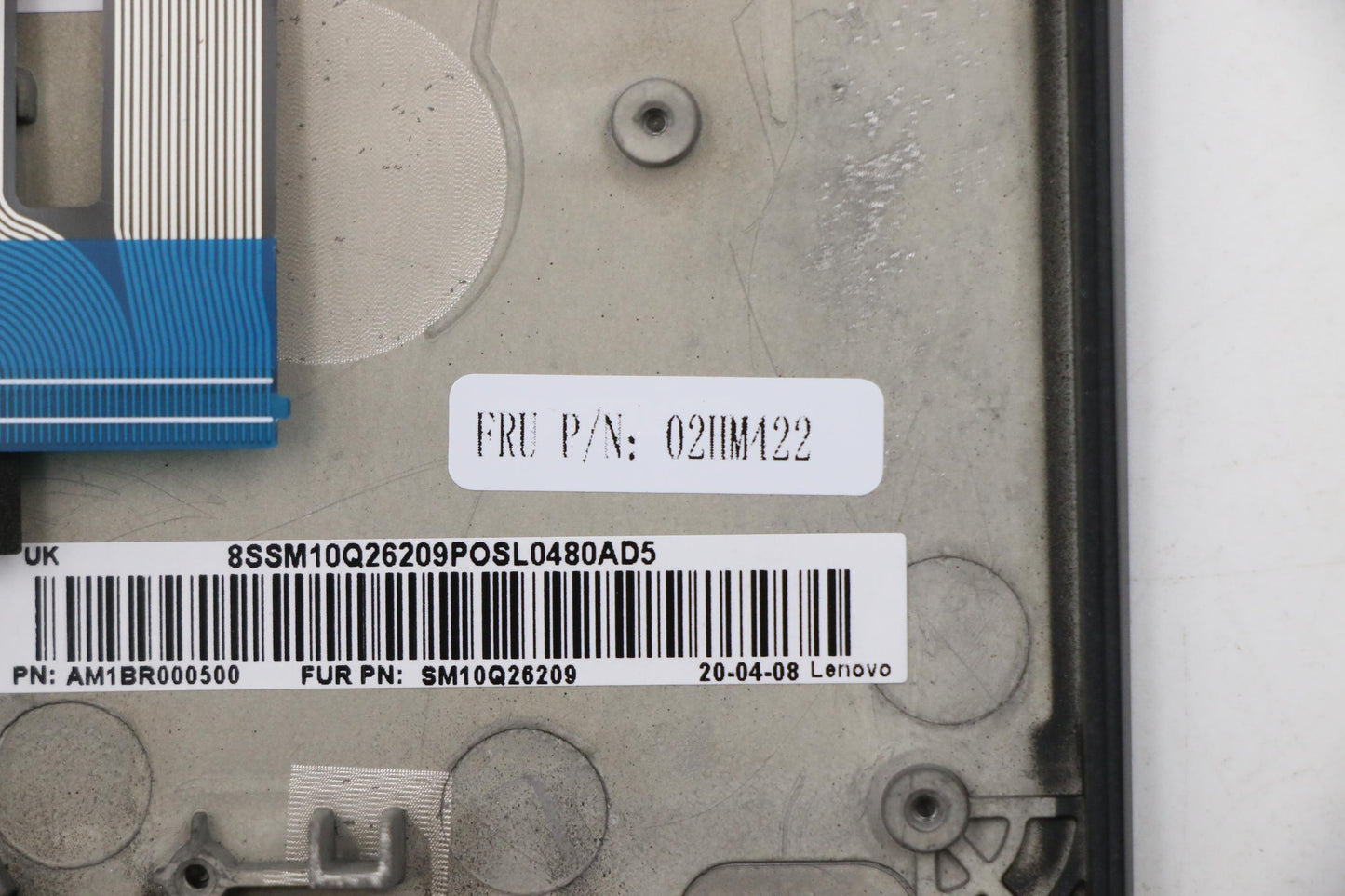 Lenovo Ft491 Log Up Assy W/Nblkbfprbl - 02HM422