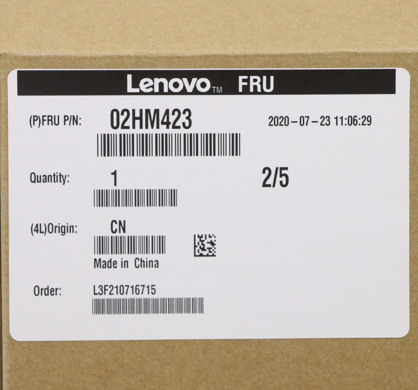 Lenovo Ft491 Log Up Assy W/Nblkbfprbl - 02HM423