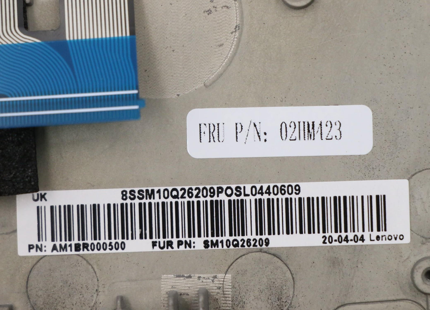 Lenovo Ft491 Log Up Assy W/Nblkbfprbl - 02HM423