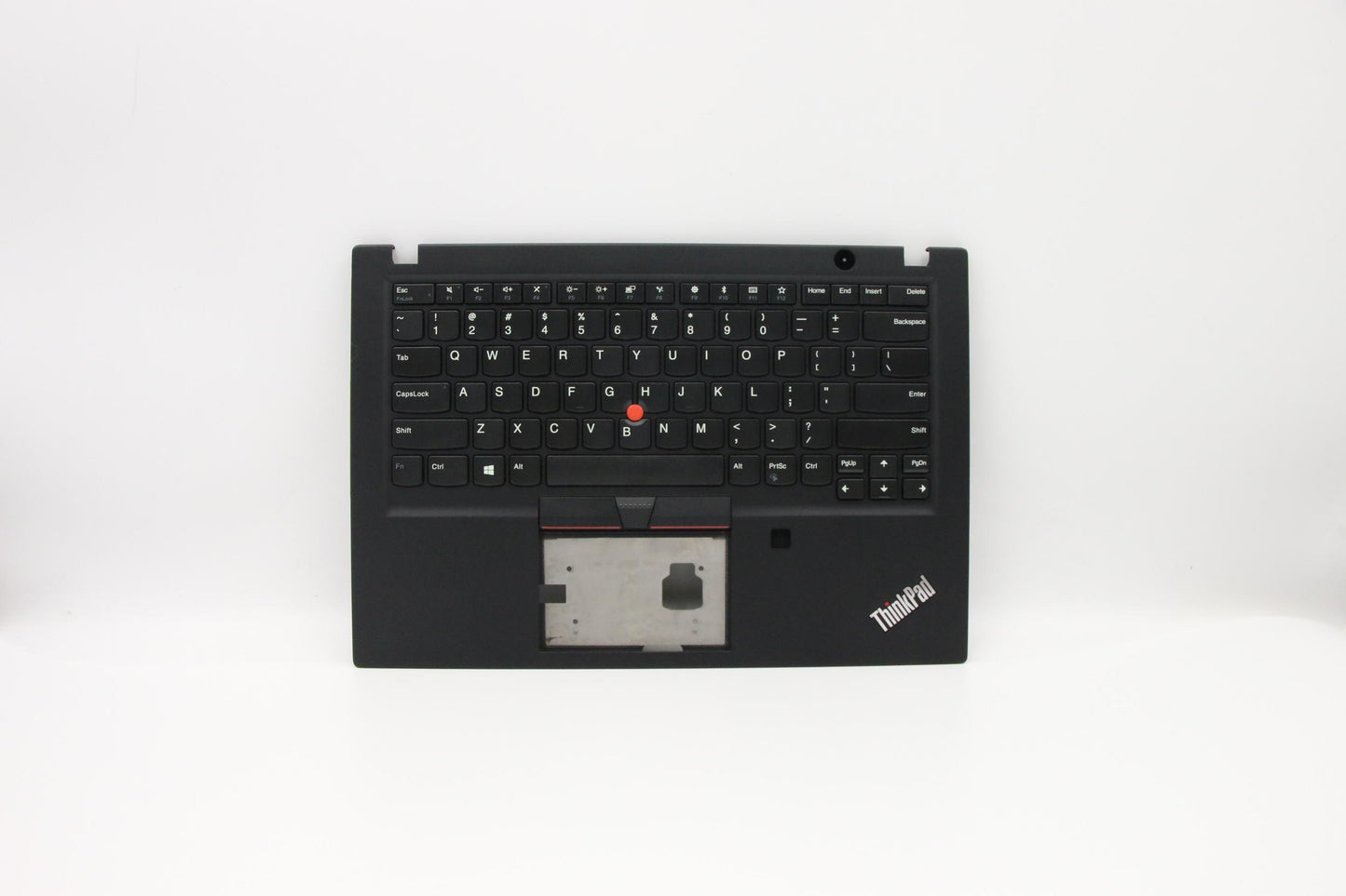 Lenovo (02HM424) C-Cover with Keyboard, USA English, Black, Non-Backlit, Fingerprint Compatible