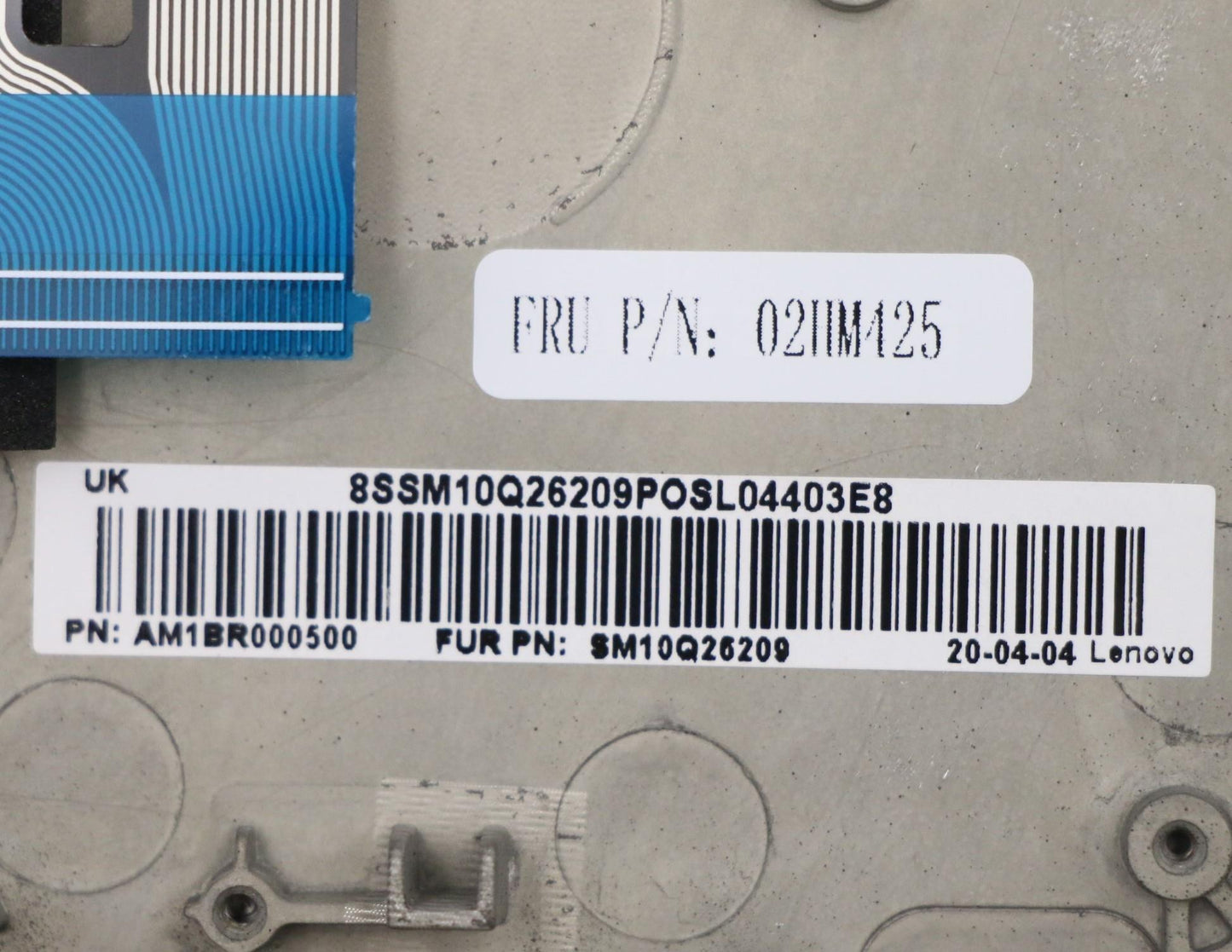 Lenovo Ft491 Log Up Assy W/Nblkbfprbl - 02HM425