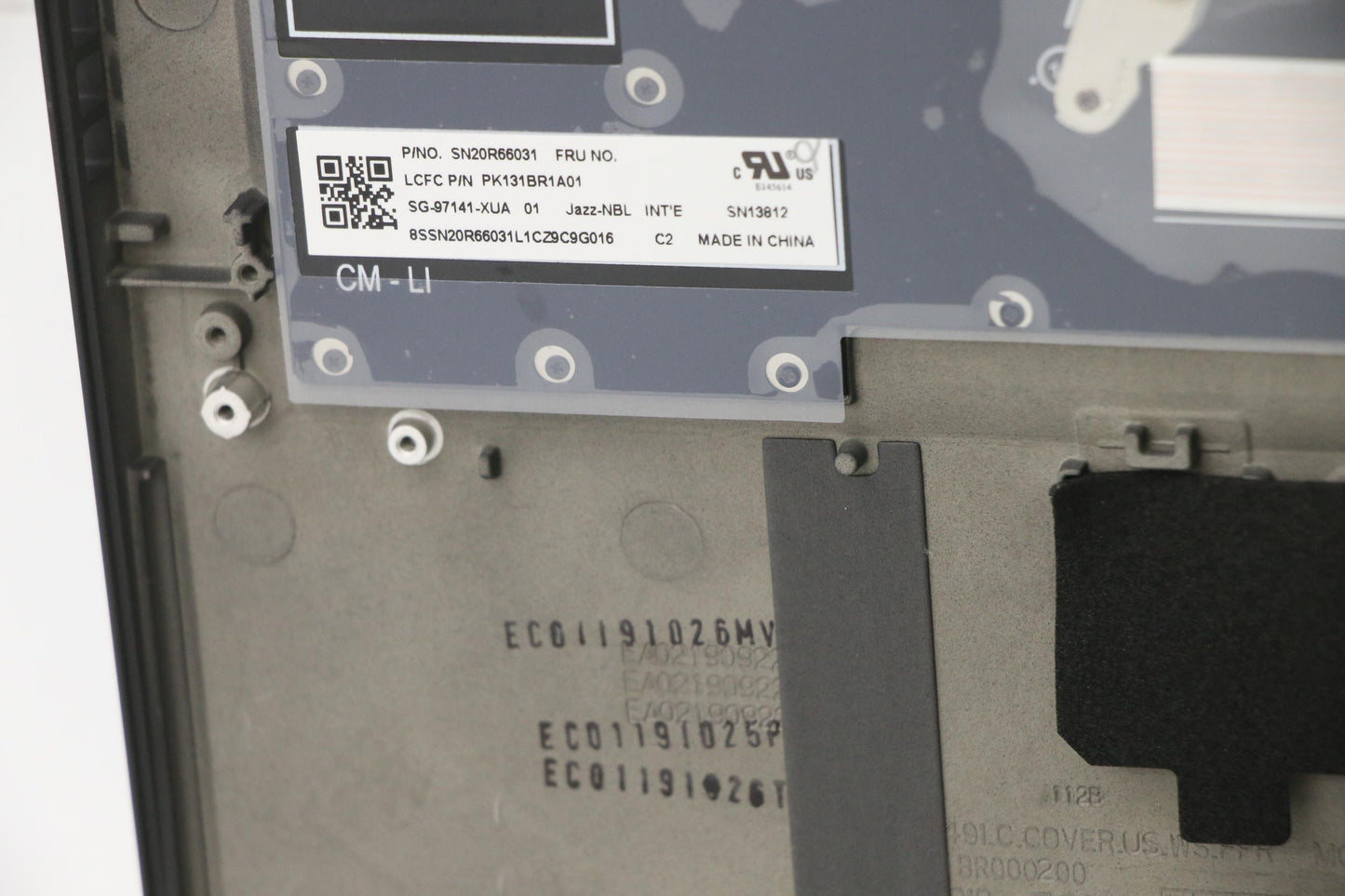 Lenovo Ft491 Log Up Assy W/Nblkbfprbl - 02HM426