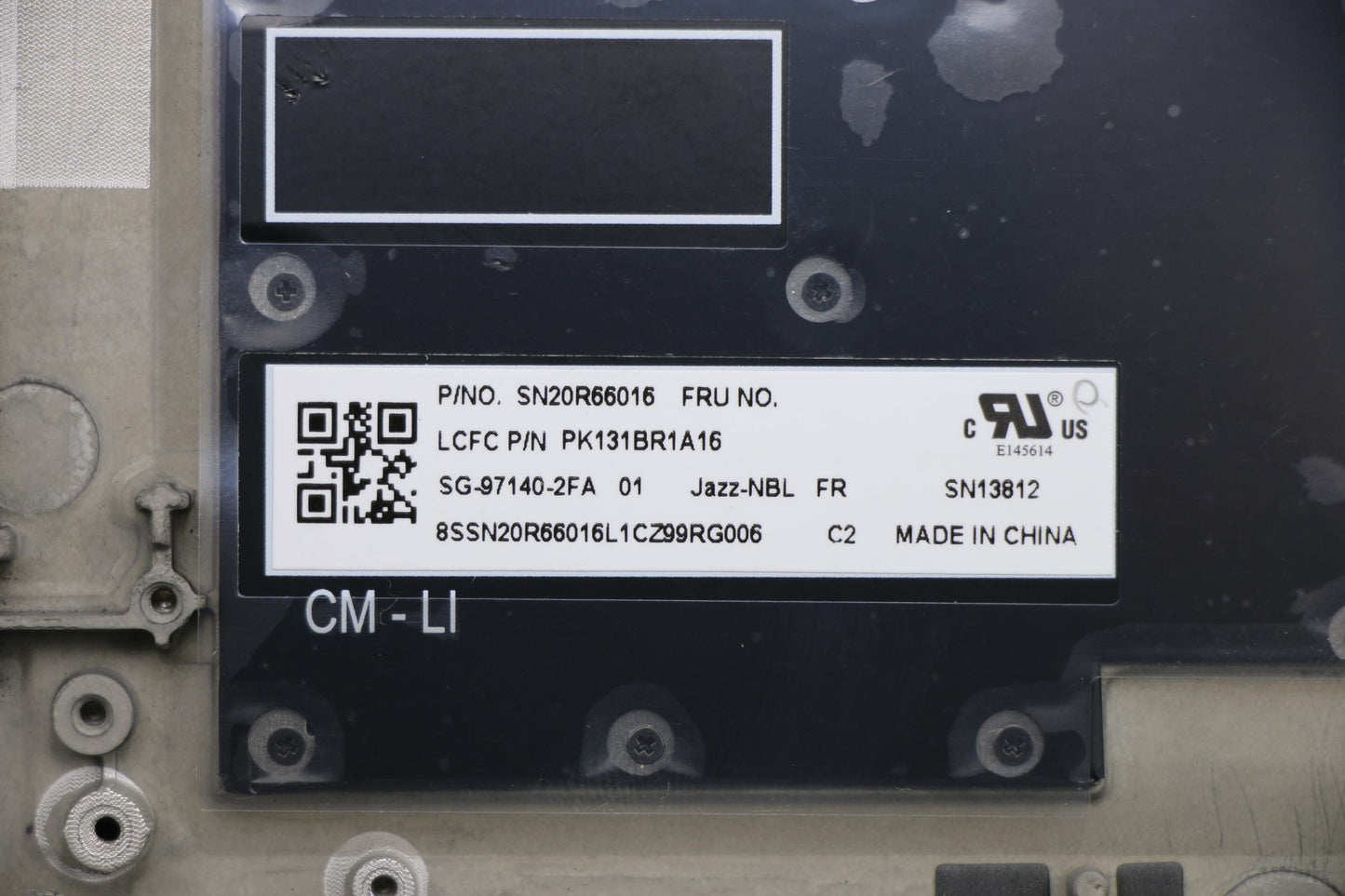 Lenovo Ft491 Log Up Assy W/Nblkbfprbl - 02HM427