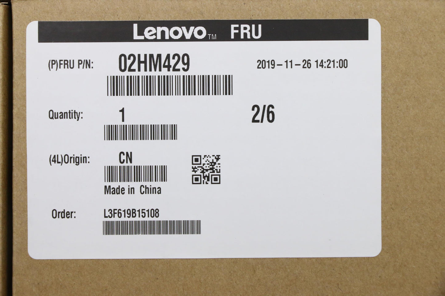 Lenovo Ft491 Log Up Assy W/Nblkbfprbl - 02HM429