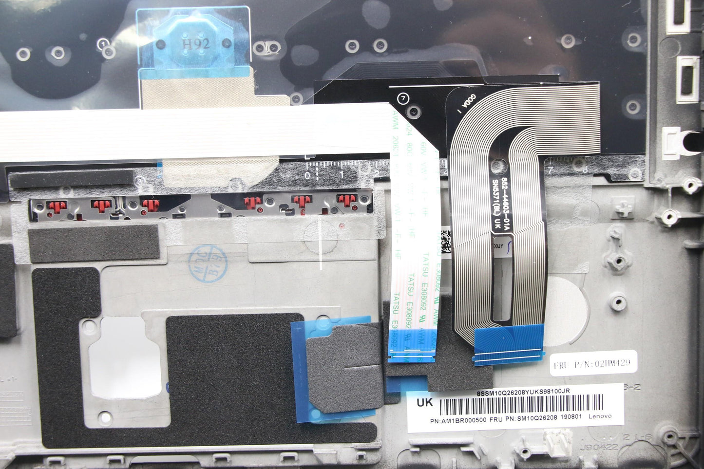Lenovo Ft491 Log Up Assy W/Nblkbfprbl - 02HM429