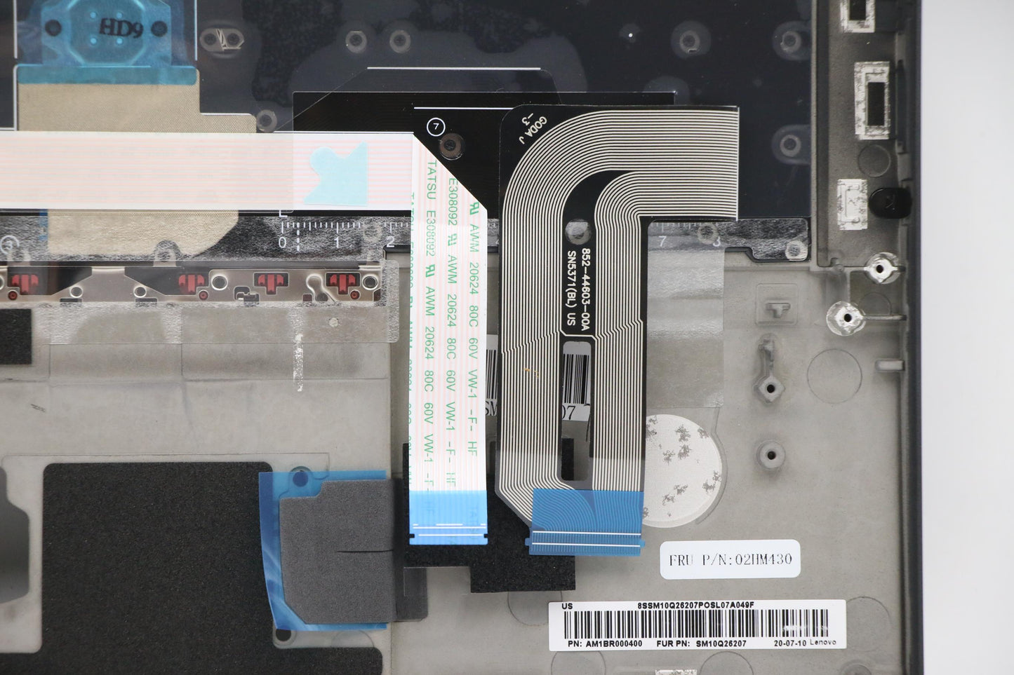 Lenovo Ft491 Log Up Assy W/Nblkbfprbl - 02HM430