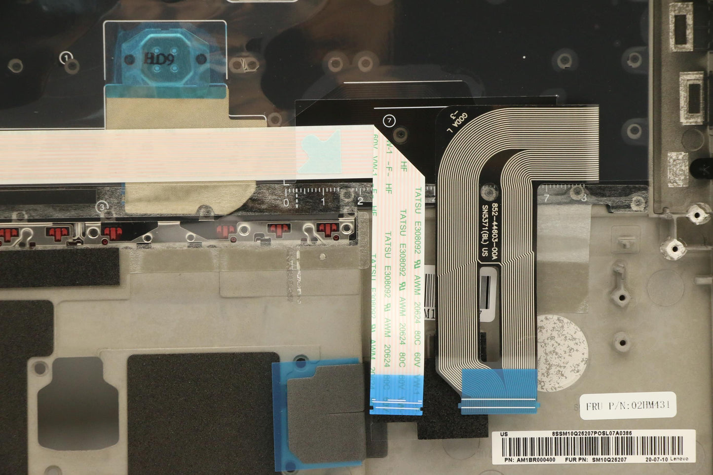 Lenovo Ft491 Log Up Assy W/Nblkbfprbl - 02HM431