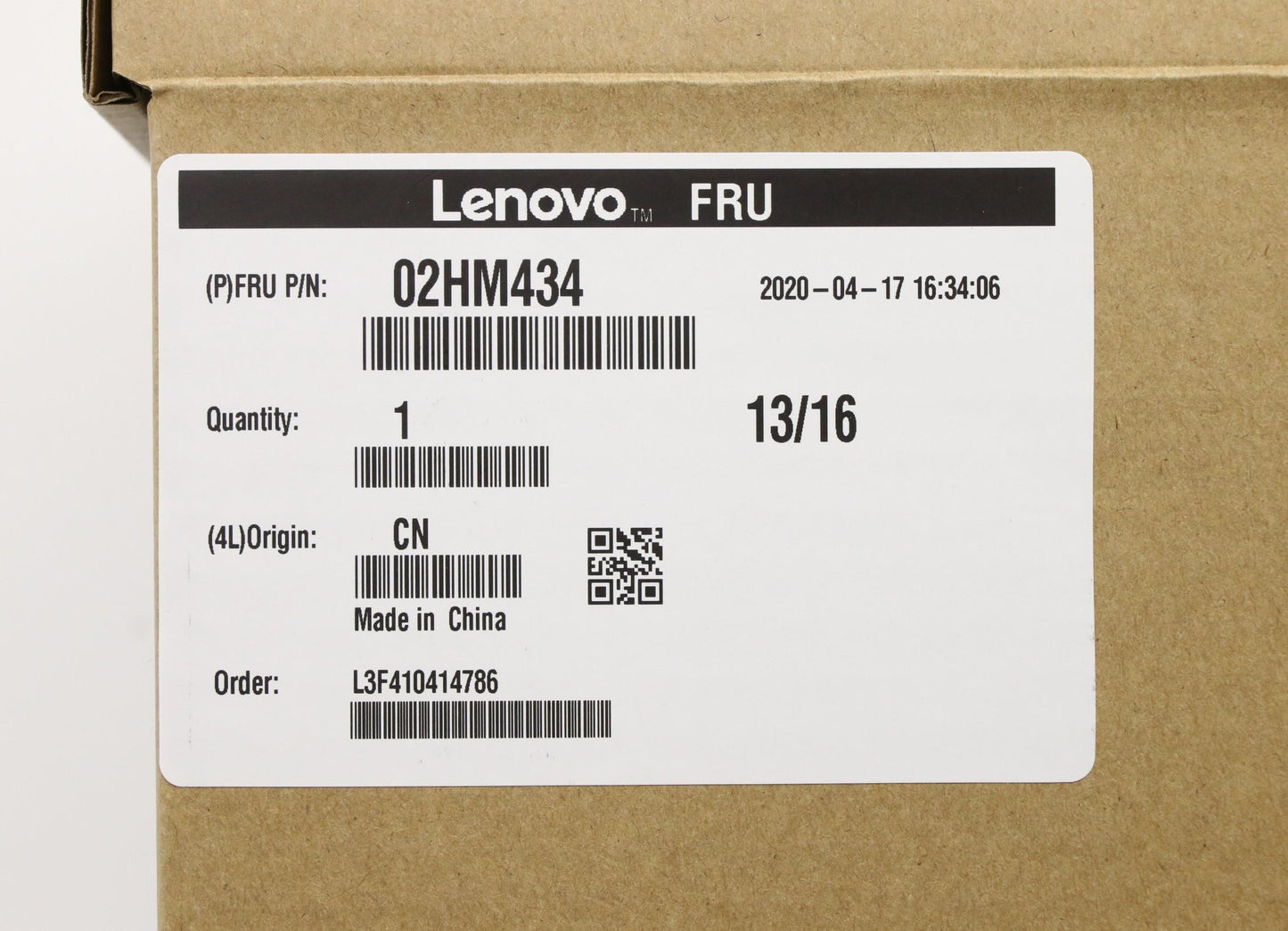 Lenovo Ft491 Log Up Assy W/Nblkbfprbl - 02HM434