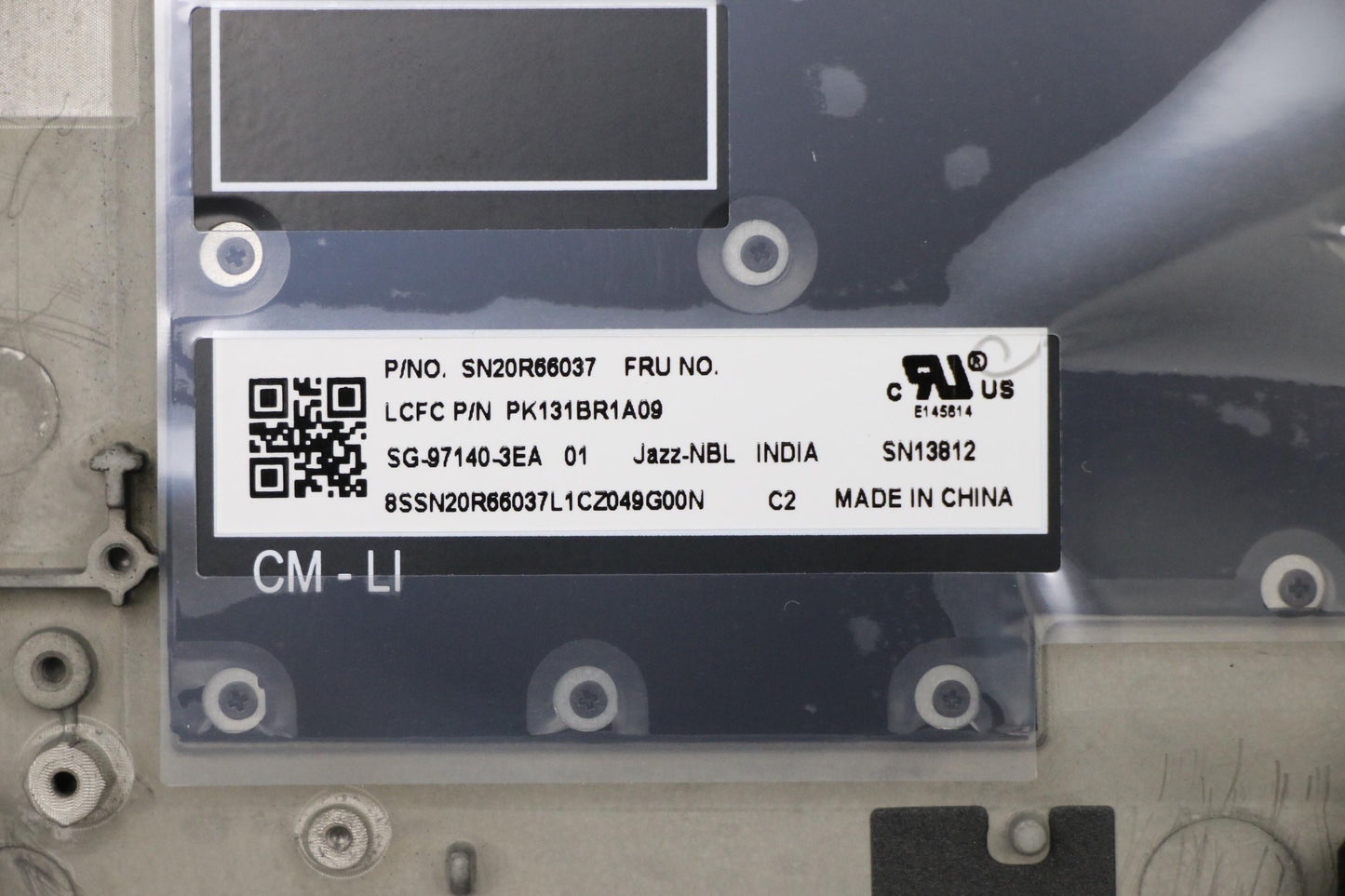 Lenovo Ft491 Log Up Assy W/Nblkbfprbl - 02HM434