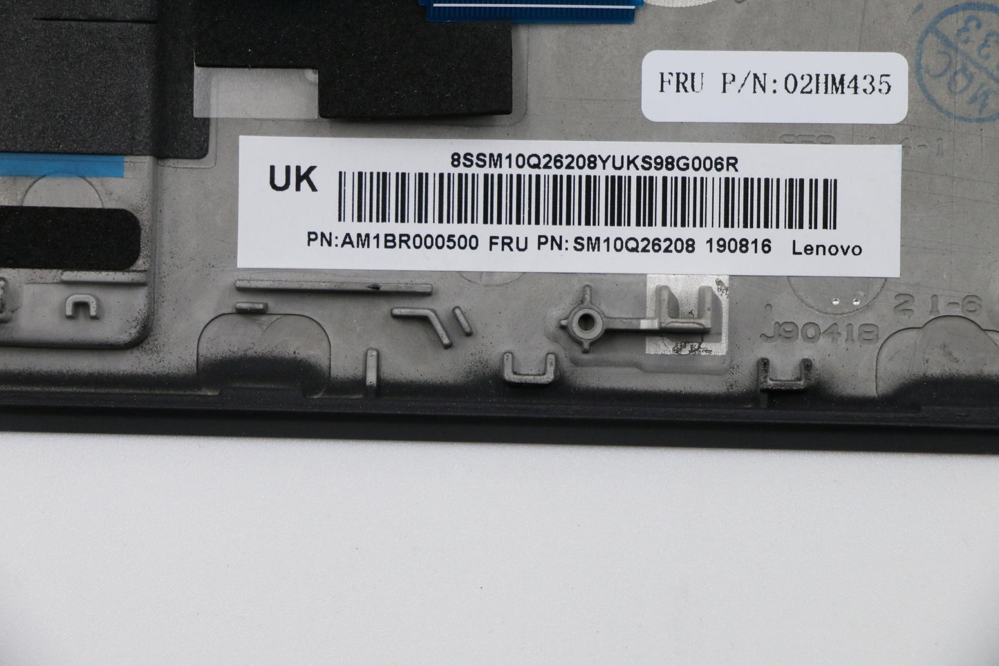 Lenovo Ft491 Log Up Assy W/Nblkbfprbl - 02HM435