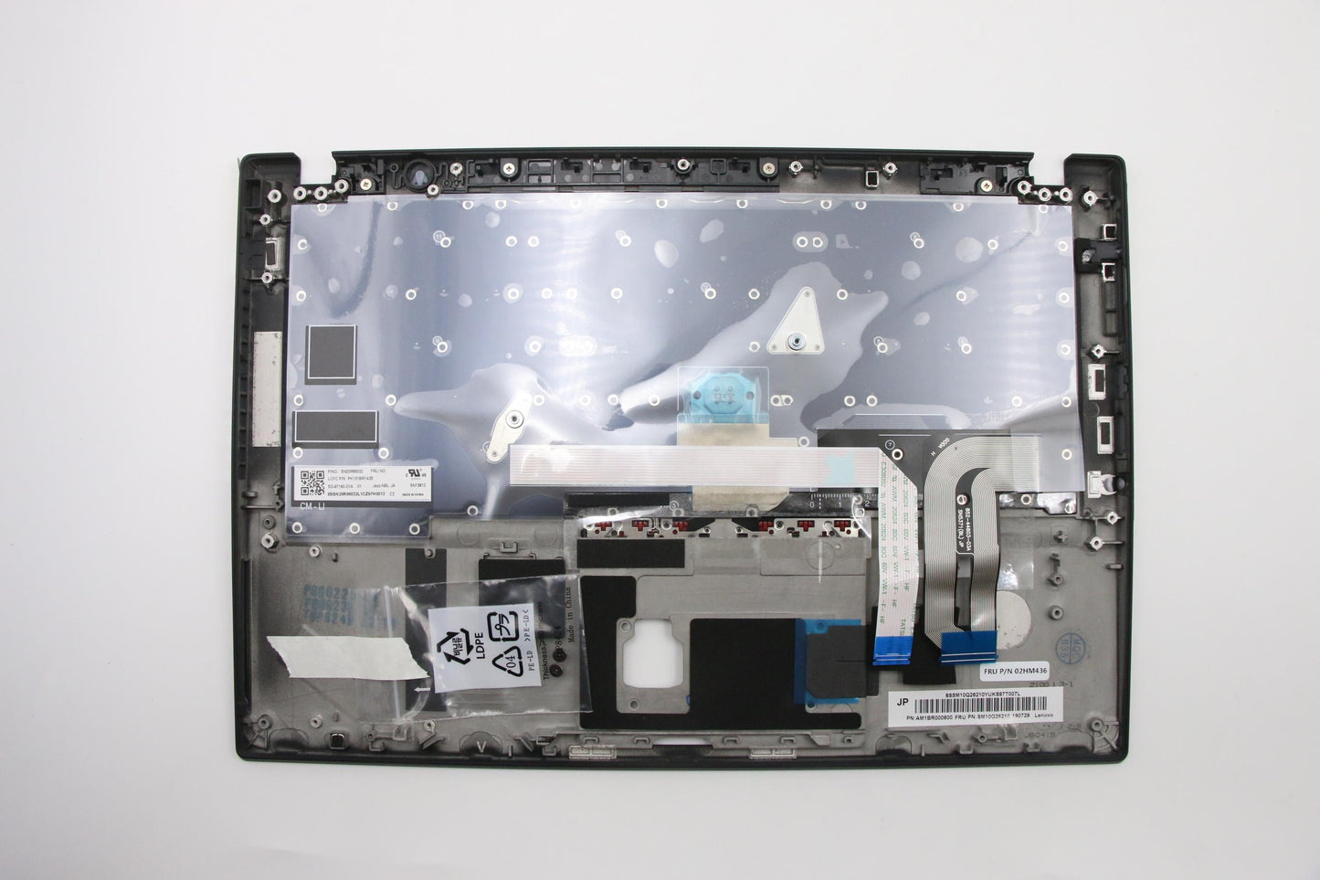 Lenovo Ft491 Log Up Assy W/Nblkbfprbl - 02HM436