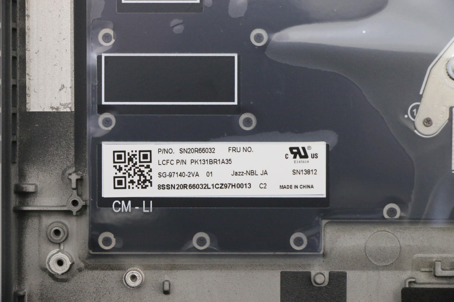 Lenovo Ft491 Log Up Assy W/Nblkbfprbl - 02HM436
