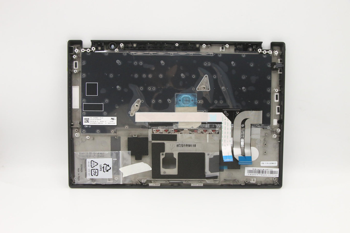 Lenovo Ft491 Log Up Assy W/Nblkbfprbl - 02HM437