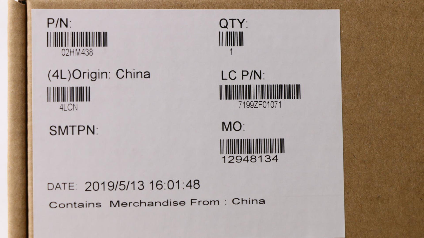 Lenovo Ft491 Log Up Assy W/Nblkbfprbl - 02HM438