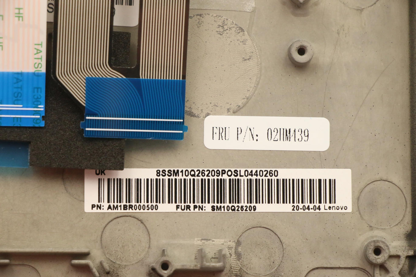 Lenovo Ft491 Log Up Assy W/Nblkbfprbl - 02HM439