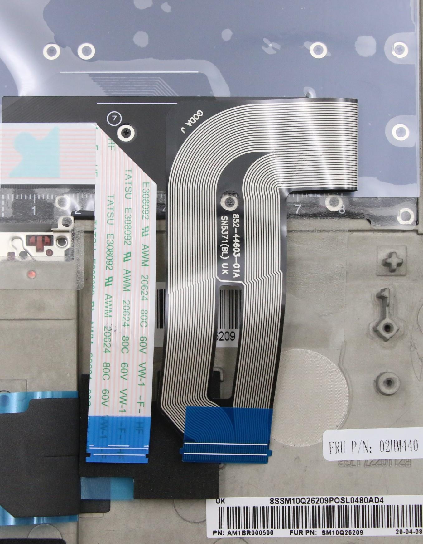Lenovo Ft491 Log Up Assy W/Nblkbfprbl - 02HM440