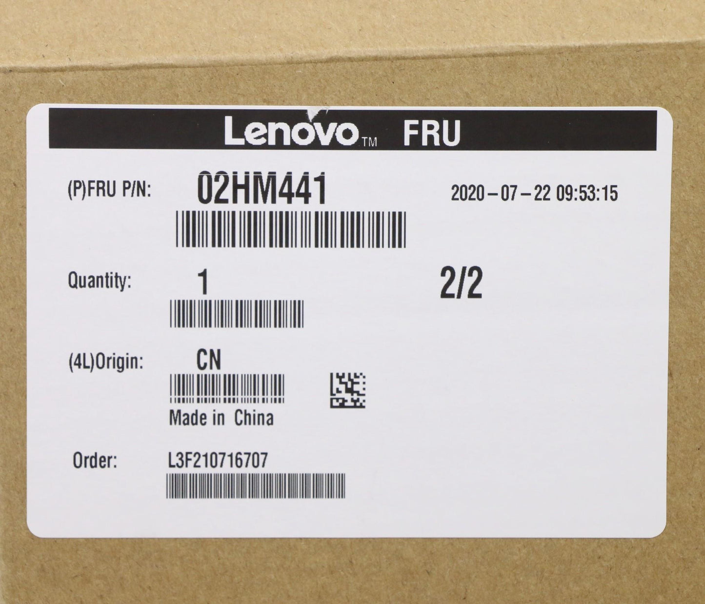 Lenovo Ft491 Log Up Assy W/Nblkbfprbl - 02HM441