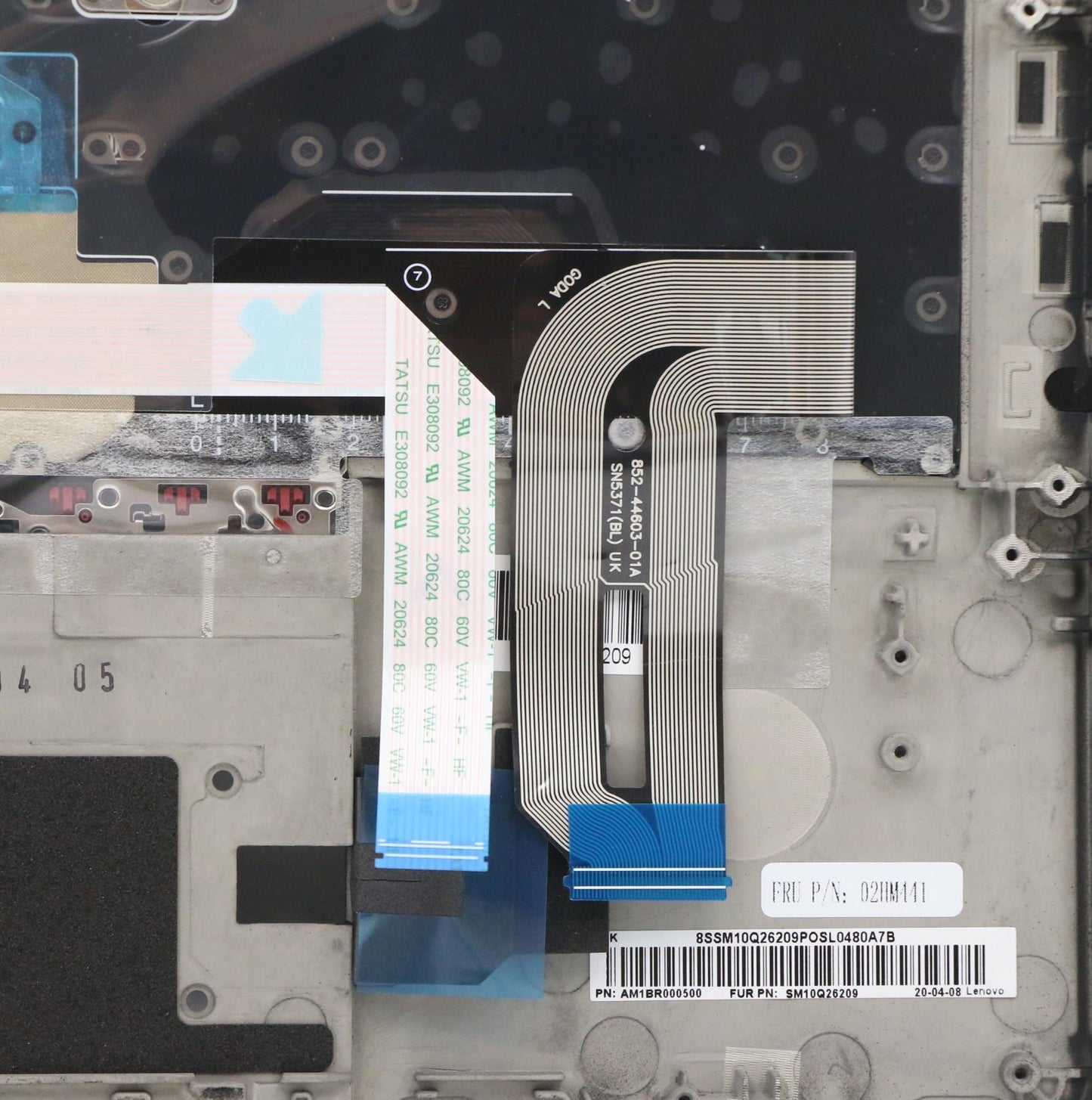 Lenovo Ft491 Log Up Assy W/Nblkbfprbl - 02HM441