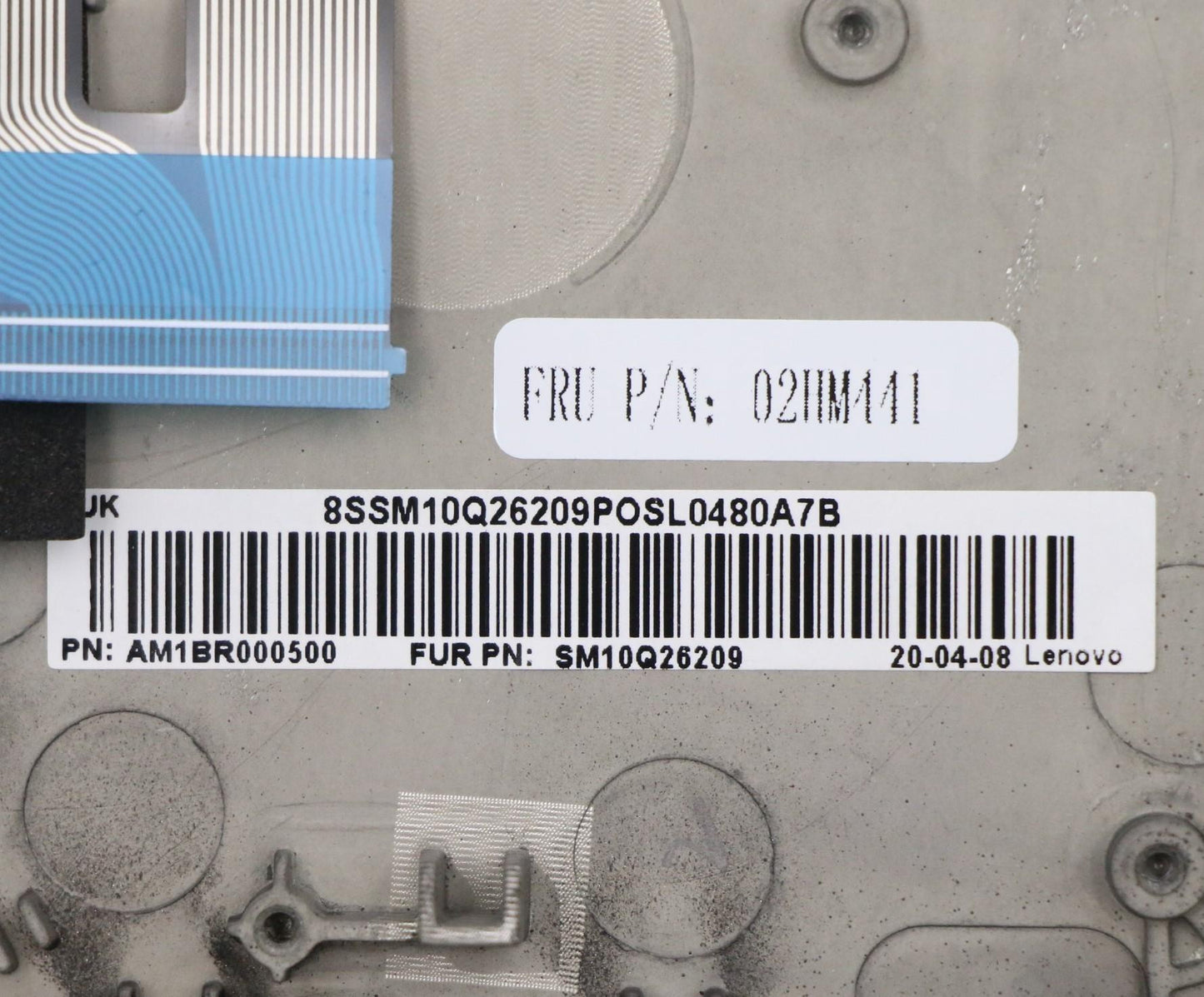 Lenovo Ft491 Log Up Assy W/Nblkbfprbl - 02HM441