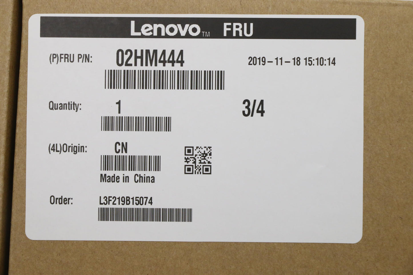 Lenovo Ft491 Log Up Assy W/Nblkbfprbl - 02HM444