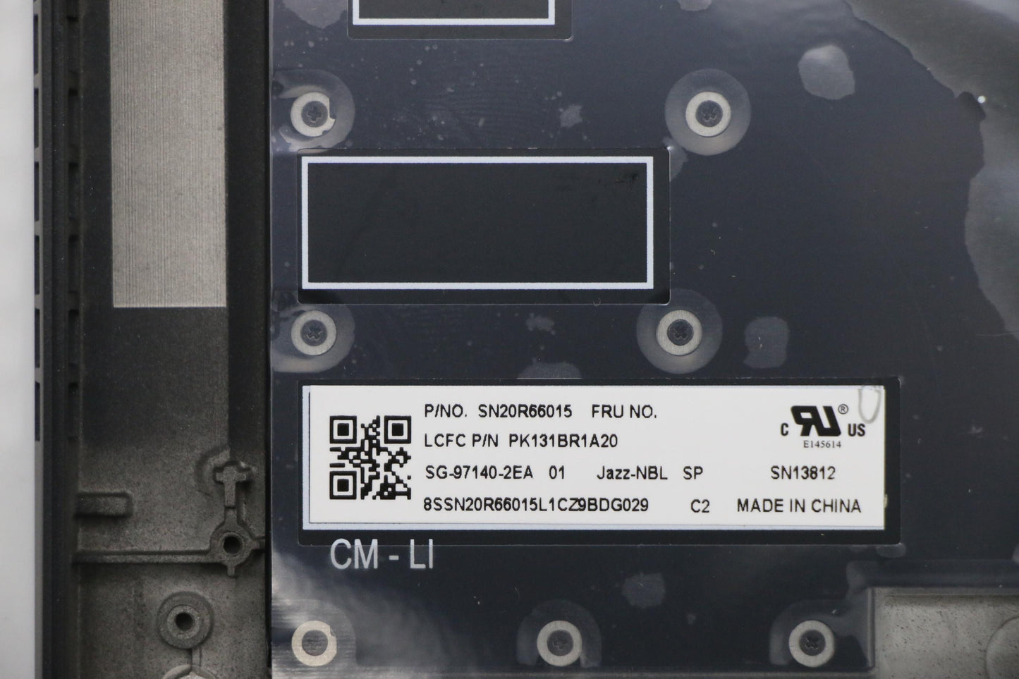 Lenovo Ft491 Log Up Assy W/Nblkbfprbl - 02HM444