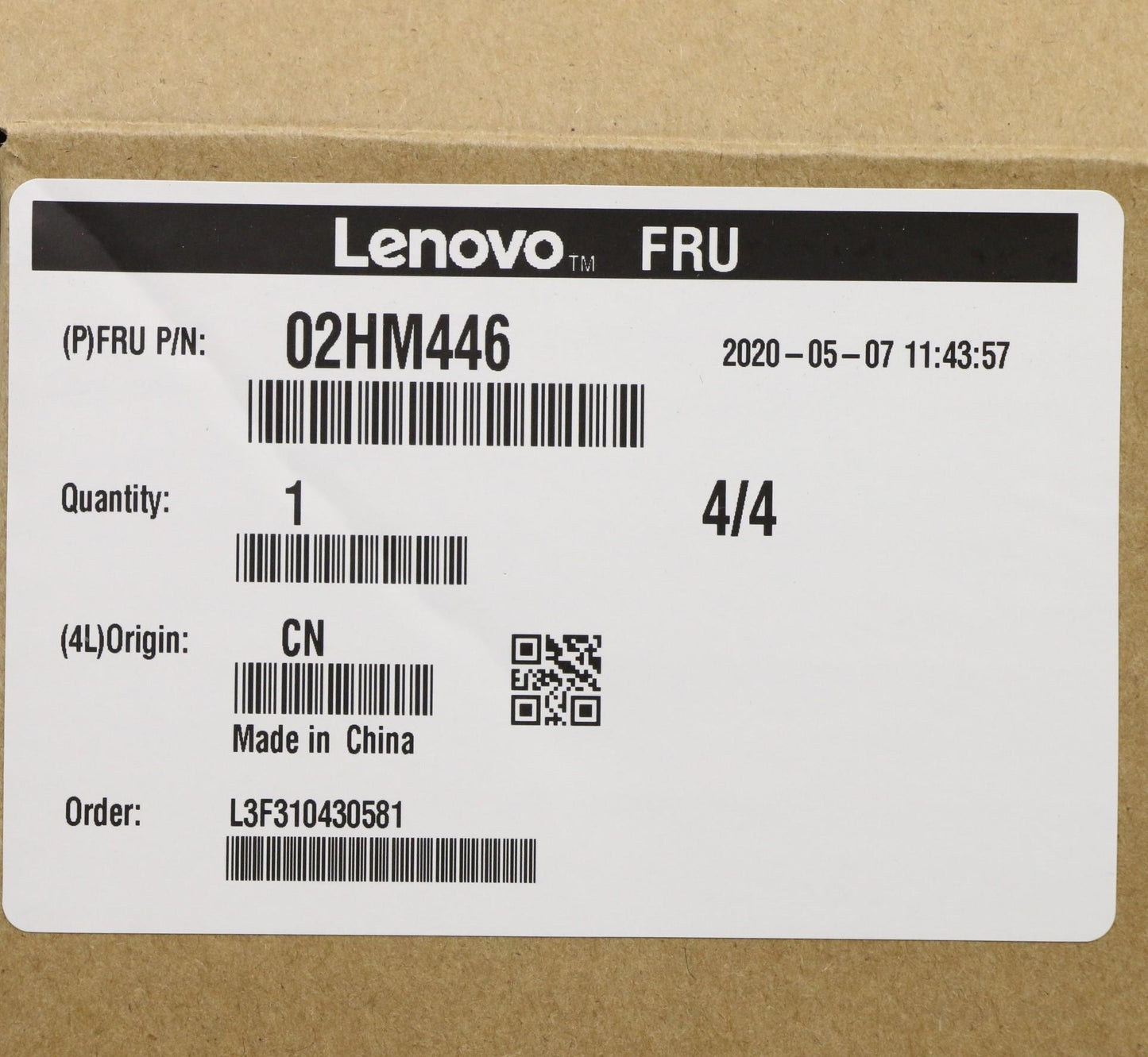 Lenovo Ft491 Log Up Assy W/Nblkbfprbl - 02HM446