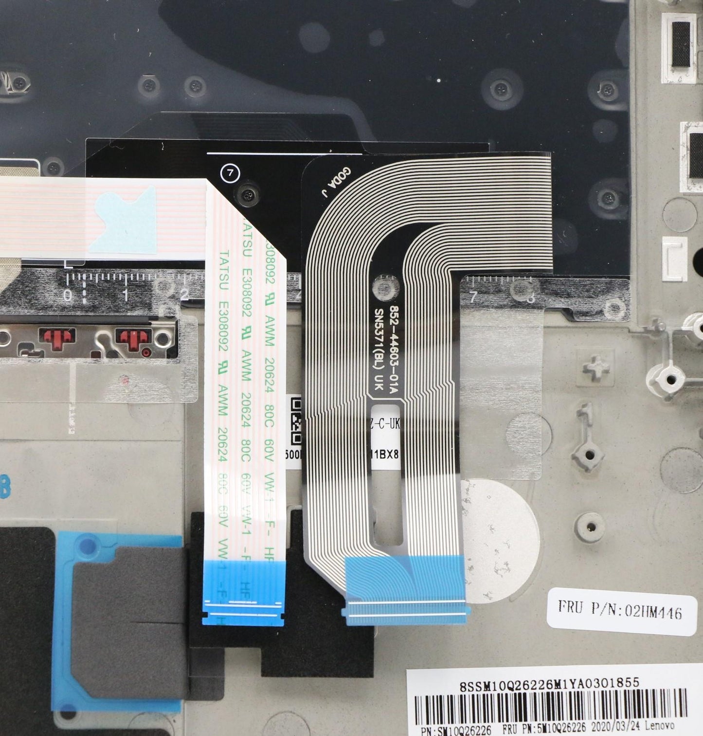 Lenovo Ft491 Log Up Assy W/Nblkbfprbl - 02HM446