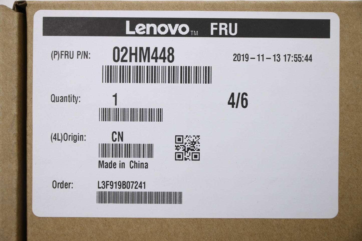 Lenovo Ft491 Log Up Assy W/Nblkbfprbl - 02HM448