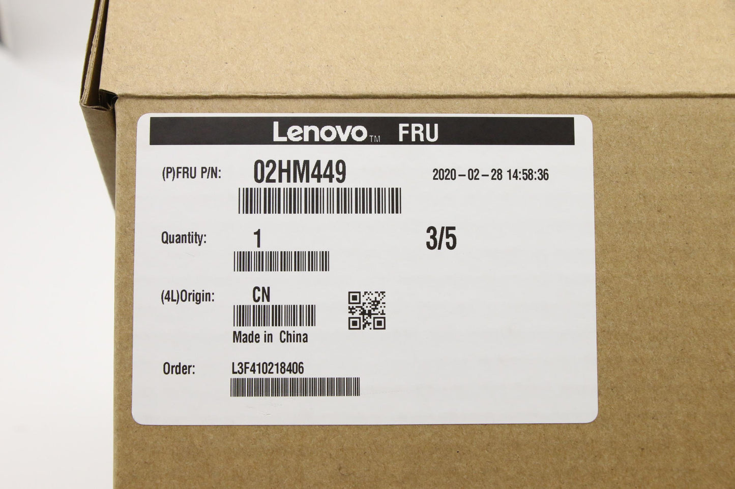 Lenovo Ft491 Log Up Assy W/Nblkbfprbl - 02HM449