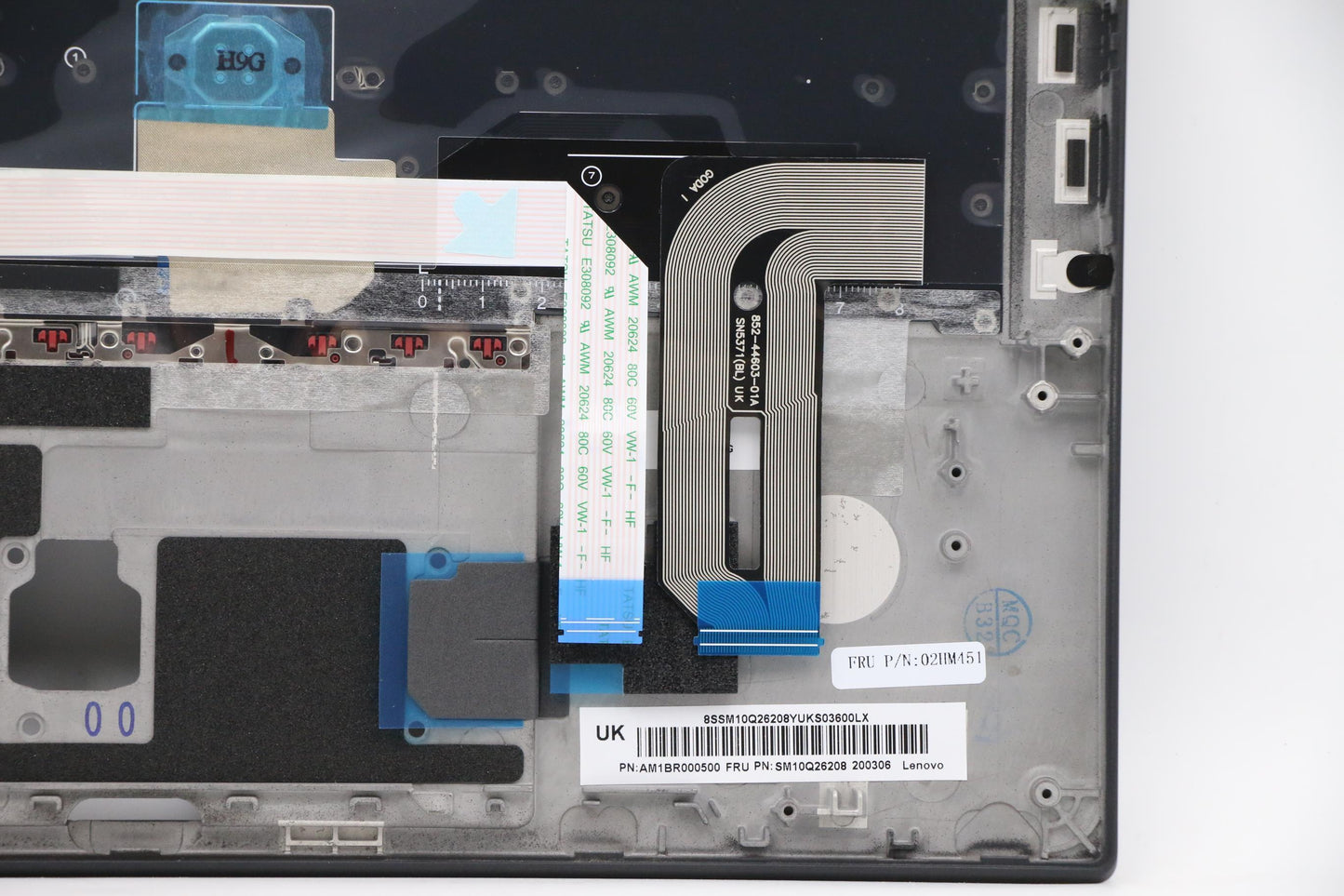Lenovo Ft491 Log Up Assy W/Nblkbfprbl - 02HM451