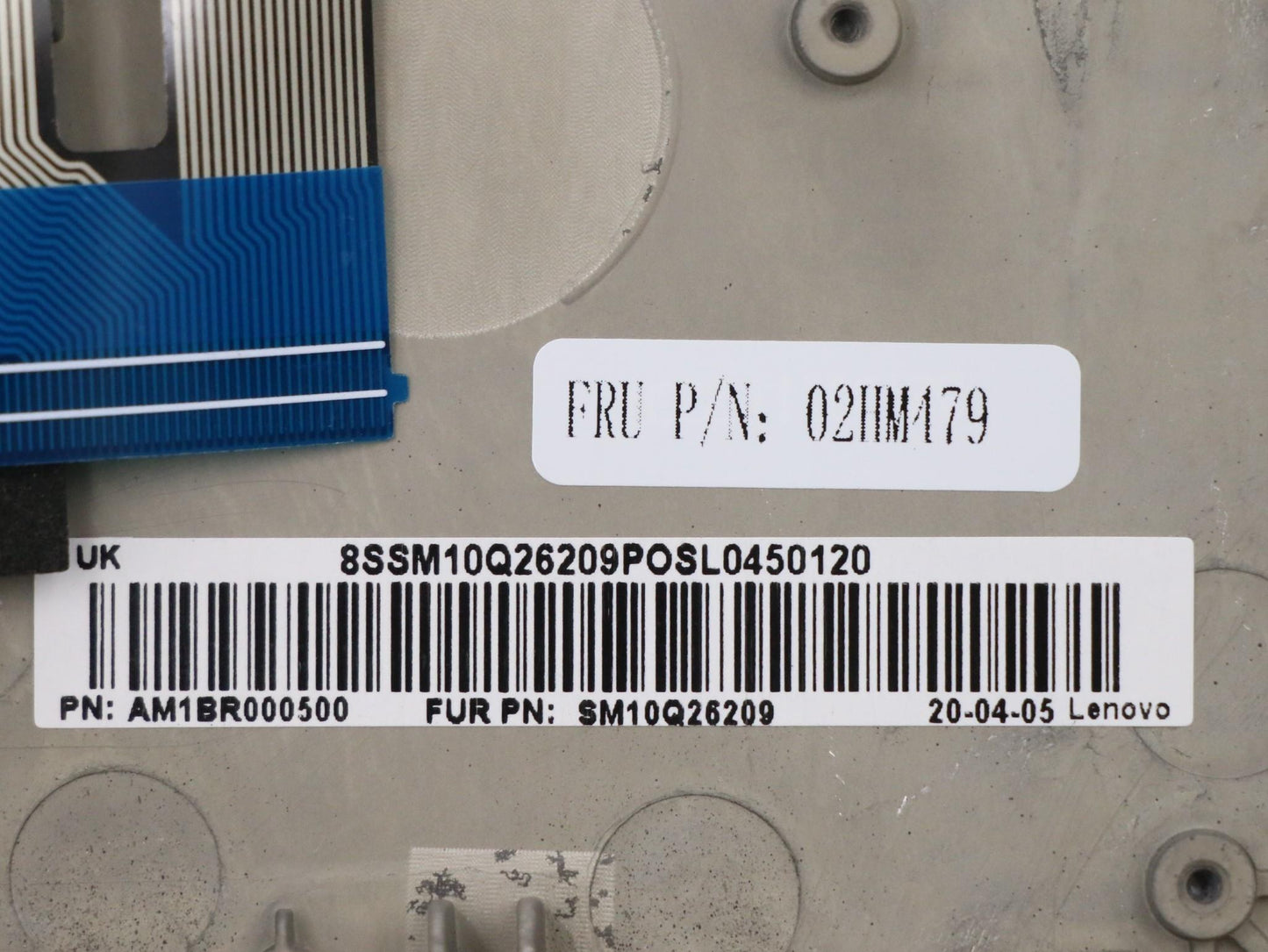 Lenovo Ft491 Log Up Assy W/Nblkbfprbl - 02HM479