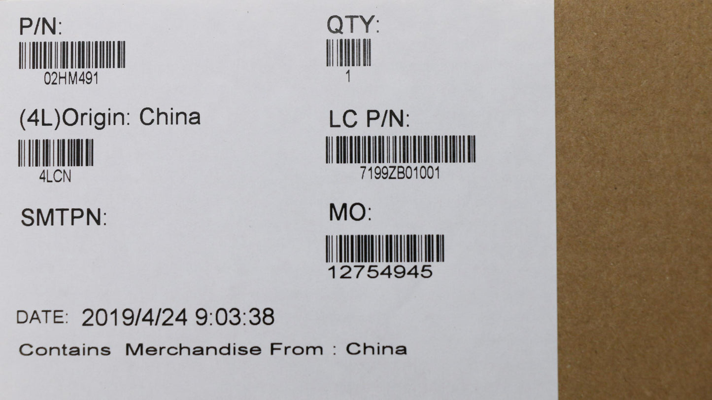 Lenovo Ft491 Lcd Cover Assy Fhd Std W - 02HM491