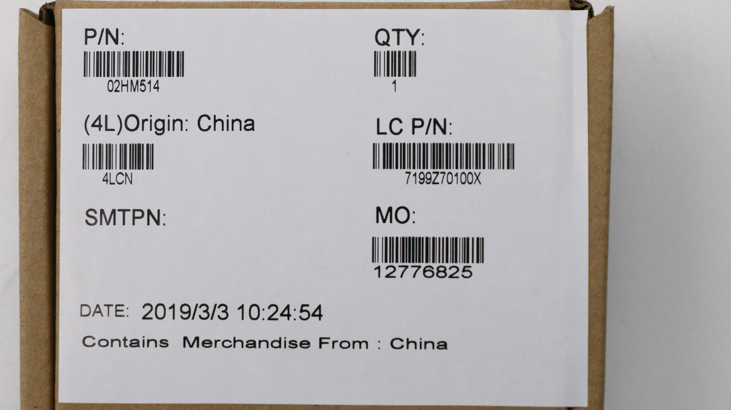 Lenovo Cable Click Pad Ffc Mge - 02HM514