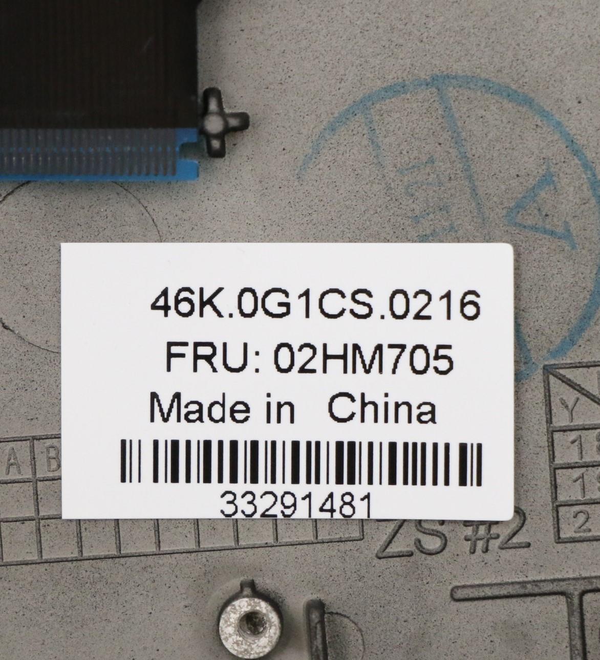 Lenovo Assembly C Cover Wl La Spa Bk - 02HM705