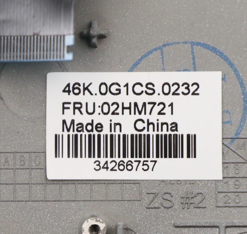 Lenovo Assembly C Cover Wl Fra/Eng Sr - 02HM721