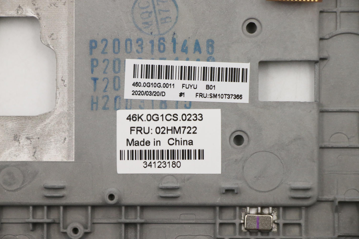 Lenovo Assembly C Cover Wl Ara Sr Chy - 02HM722