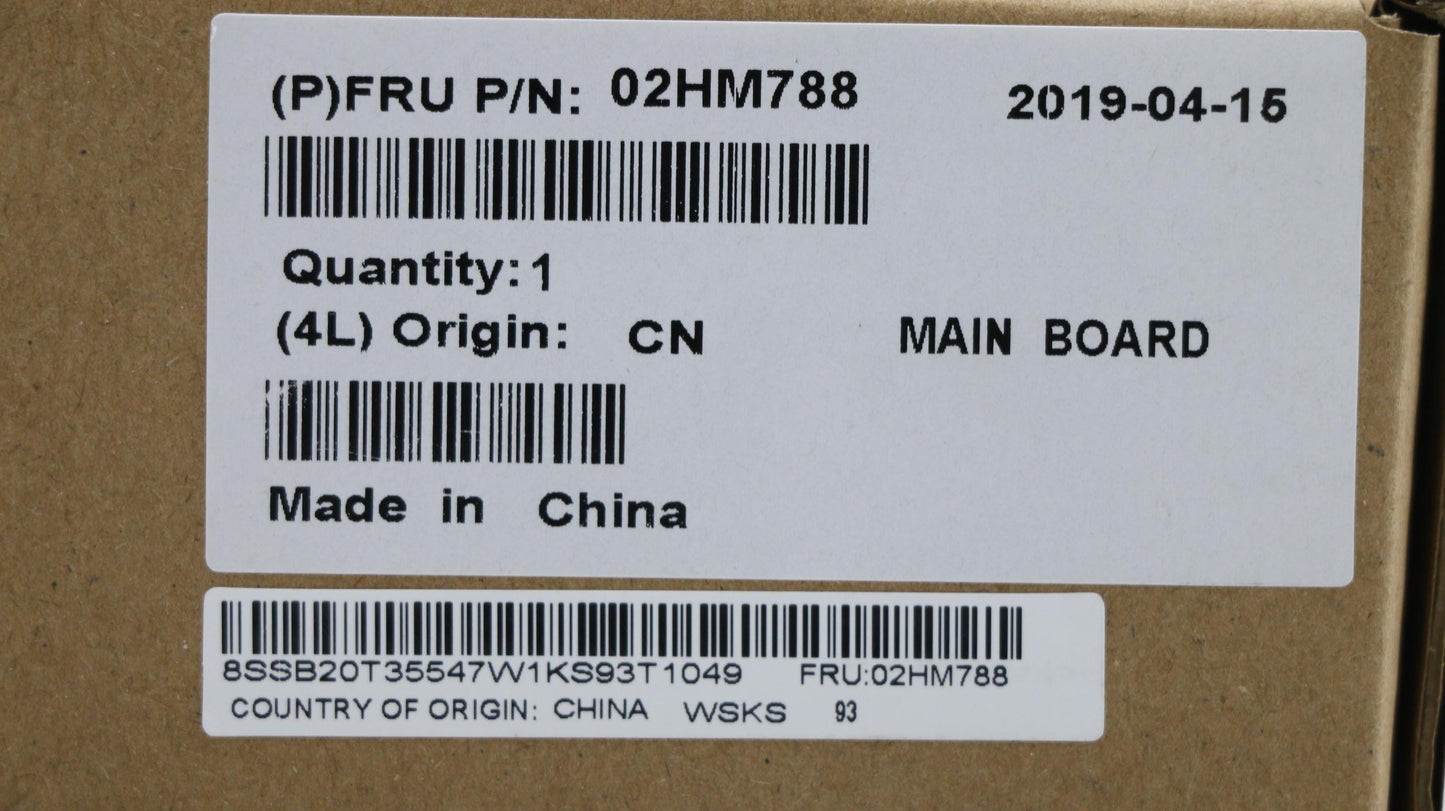 Lenovo Mb Win I5-8265U 16G Dtpm Lbb-1 - 02HM788