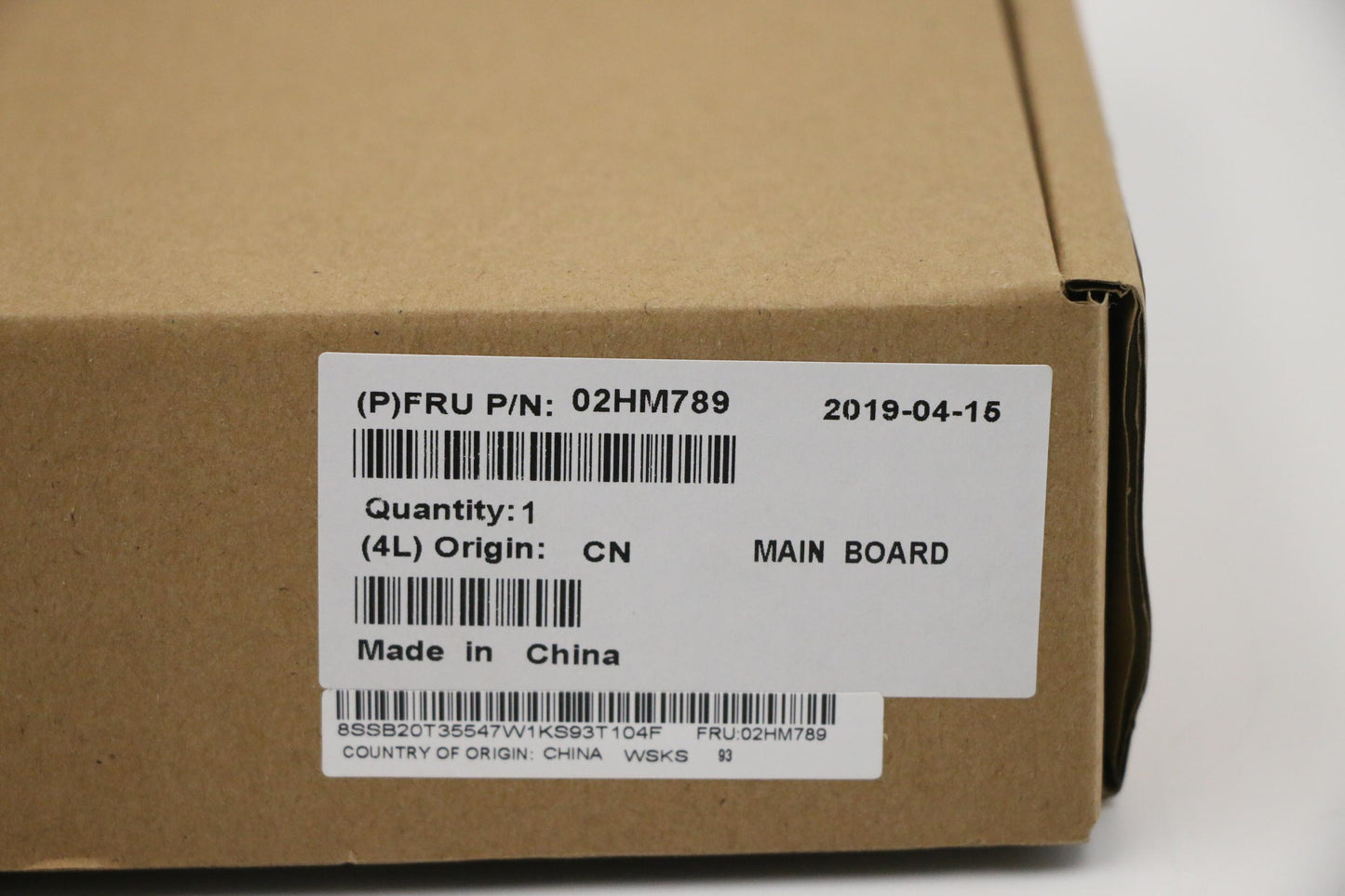 Lenovo Mb Win I5-8265U 16G Ftpm Lbb-1 - 02HM789