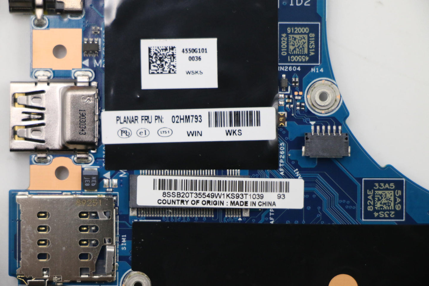 Lenovo Mb Win I7-8565U 8G Lbb-1 - 02HM793