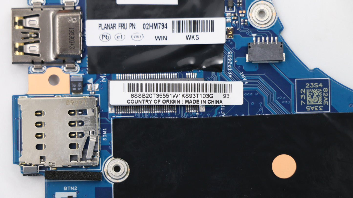 Lenovo Mb Win I7-8565U 16G Dtpm Lbb-1 - 02HM794