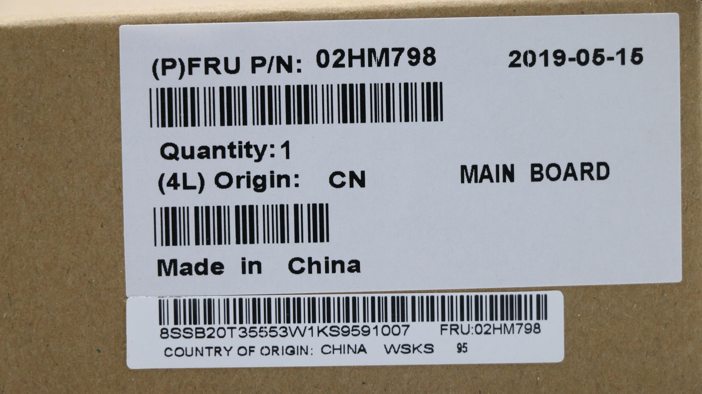 Lenovo Mb Win I5-8365U Vp 8G Amt Ftpm - 02HM798