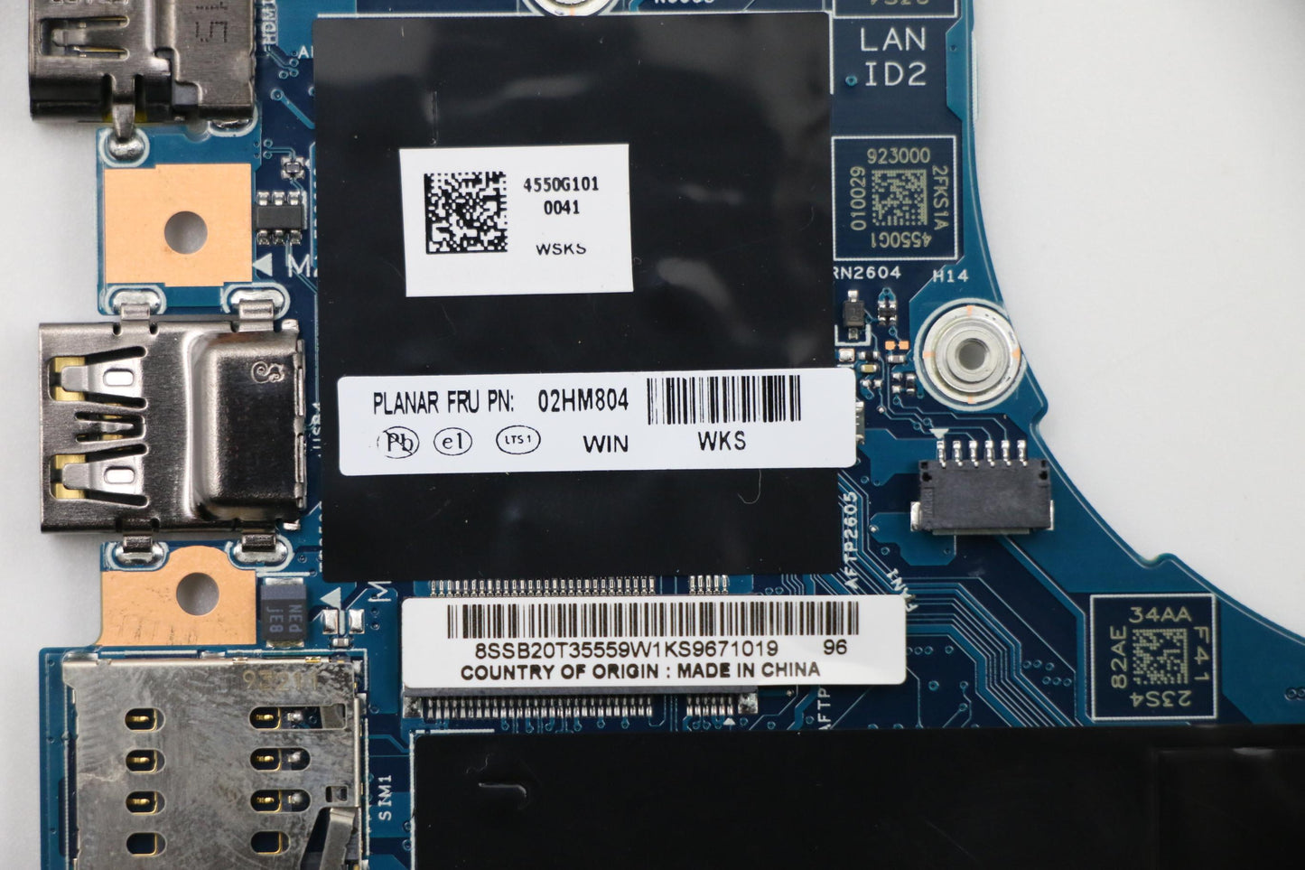Lenovo Mb Win I7-8665U Vp 8G Amt Ftpm - 02HM804