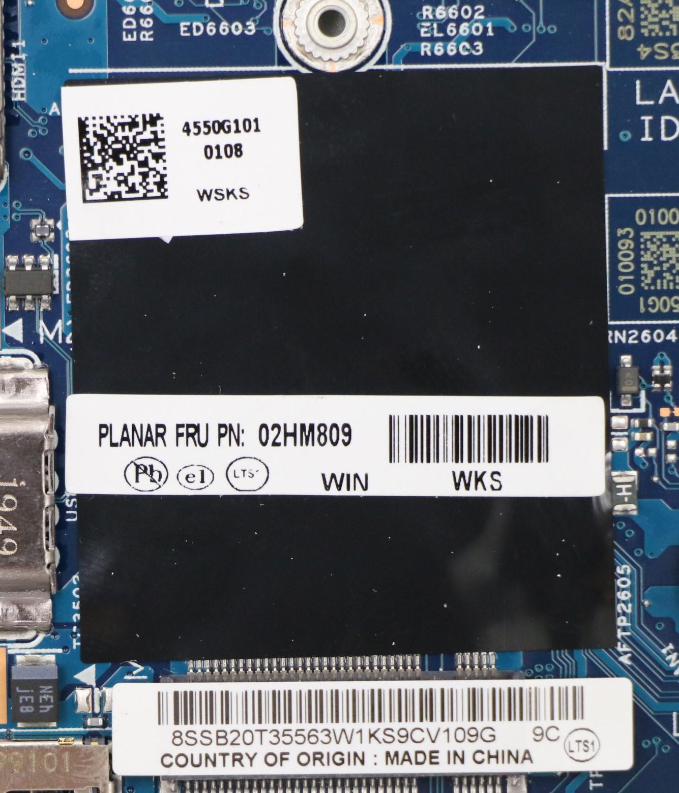 Lenovo Mb Win I5-8365U Vp 8G Amt Dtpm - 02HM809