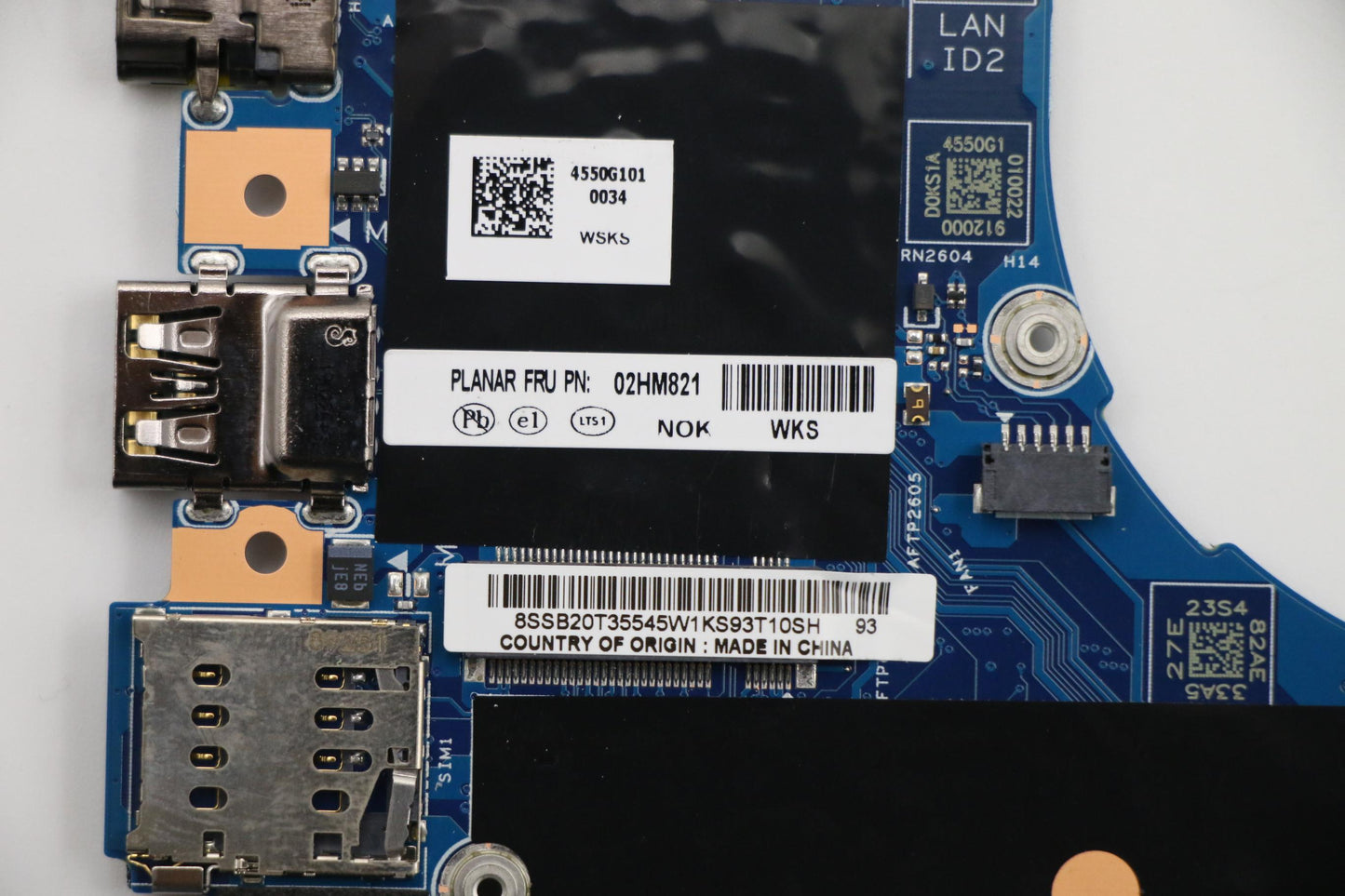 Lenovo Mb Nok I5-8265U 8G Dtpm Lbb-1 - 02HM821