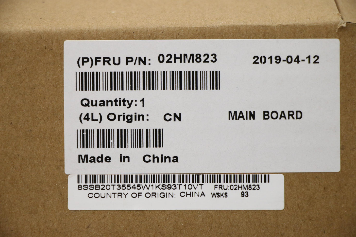 Lenovo Mb Nok I5-8265U 8G Lbb-1 - 02HM823