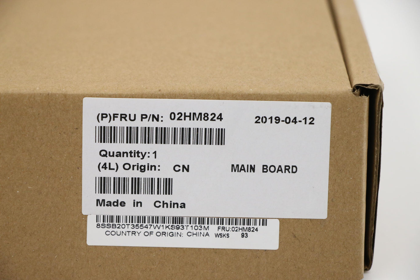 Lenovo Mb Nok I5-8265U 16G Dtpm Lbb-1 - 02HM824