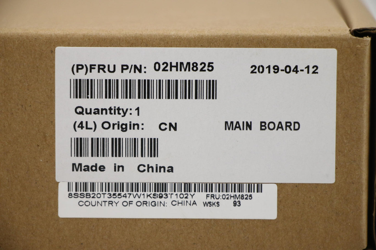 Lenovo Mb Nok I5-8265U 16G Ftpm Lbb-1 - 02HM825