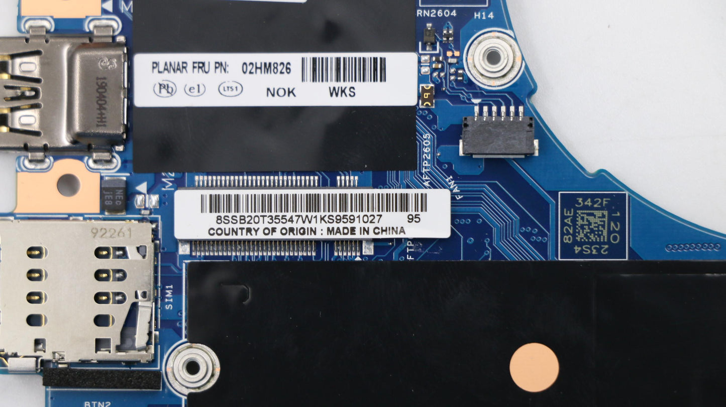 Lenovo Mb Nok I5-8265U 16G Lbb-1 - 02HM826